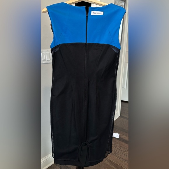 MARIA GRAZIA SEVERI Midi Dress color-blocked FITTED Women size 44 Italy - Picture 9 of 15